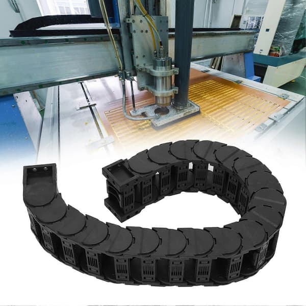 Nylon kabelkjede 0,7 meter D30 x 38 Lav støy Avtakbar montering