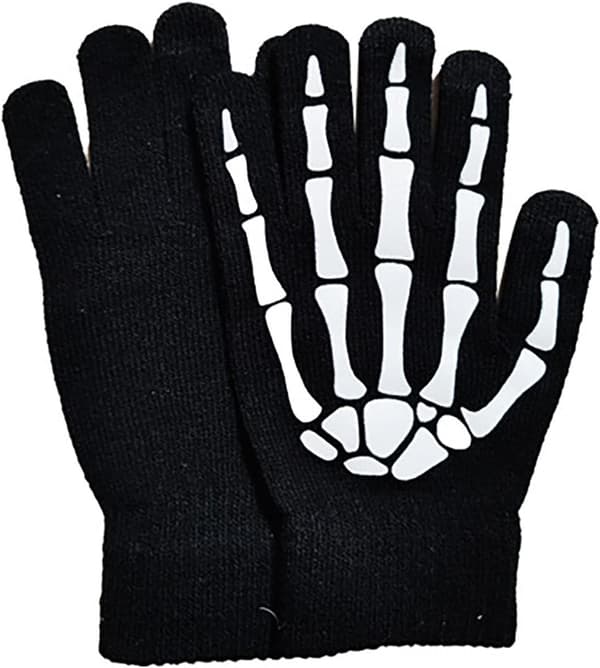 uhyggelige kostumer kraniehandsker Le maske cosplay rekvisitter -