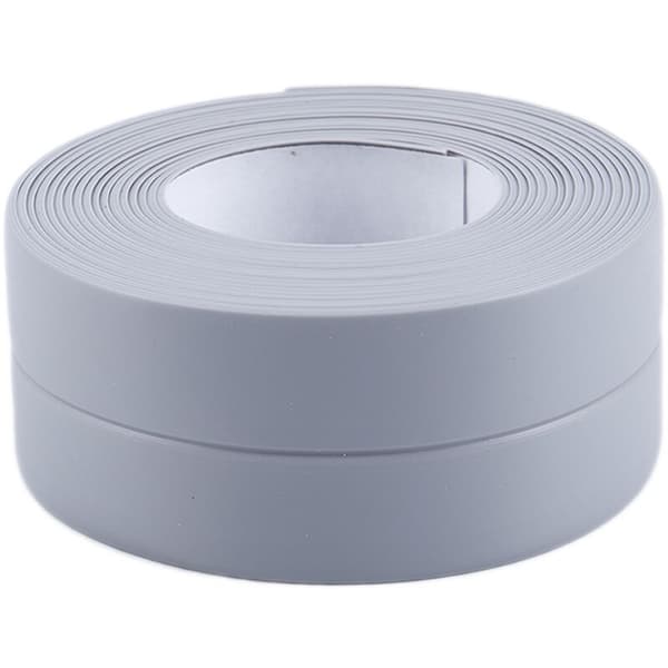Selvklebende tetningslist for bad, 38 mm x 3,2 m, grå