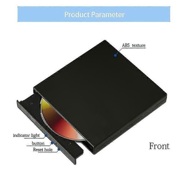 Ekstern CD/DVD-leser Usb2.0