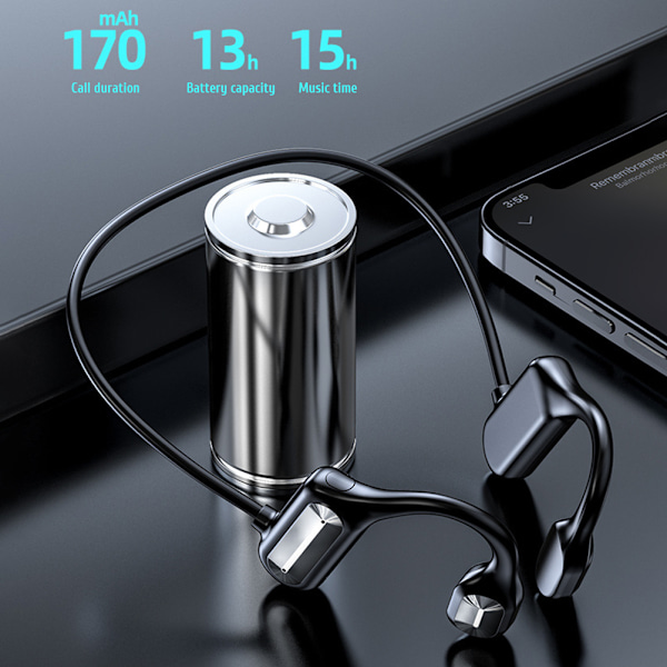 Trådlösa benledningshörlurar Open Ear Bluetooth Sports Headset BL09 för träning, löpning, cykling och vandring 0.1