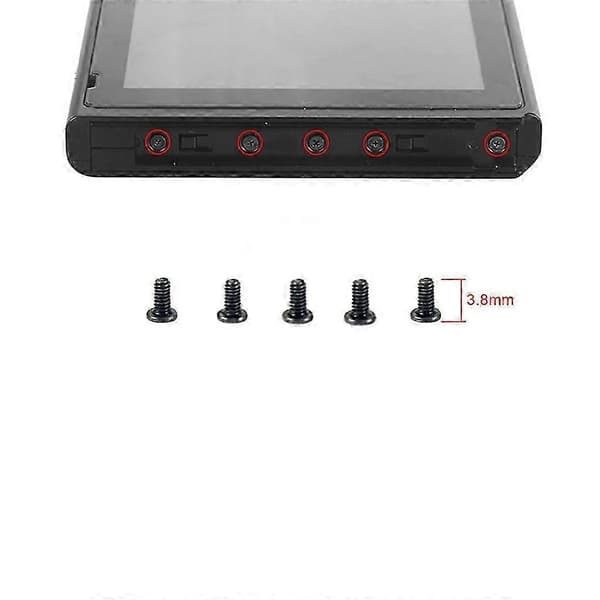 Til Switch Konsol Controller Komplet Sæt Skruer Beslag Udskiftning Reparationssæt s202412121344 [Db] 6 stk. 6pcs