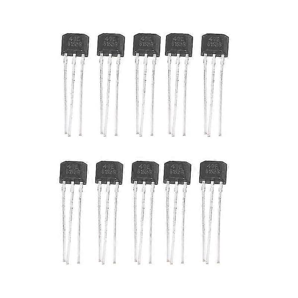 10 stk. 49e Hall Element Oh49e Spenningsregulator Hall Effekt Sensor Lineær Bryter