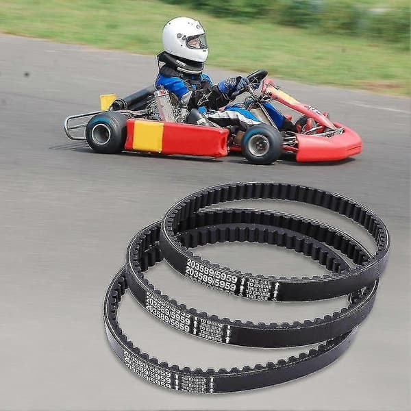 3 x 30-seriens Go Kart drivrem - Ersätter Manco 5959/Comet 203589