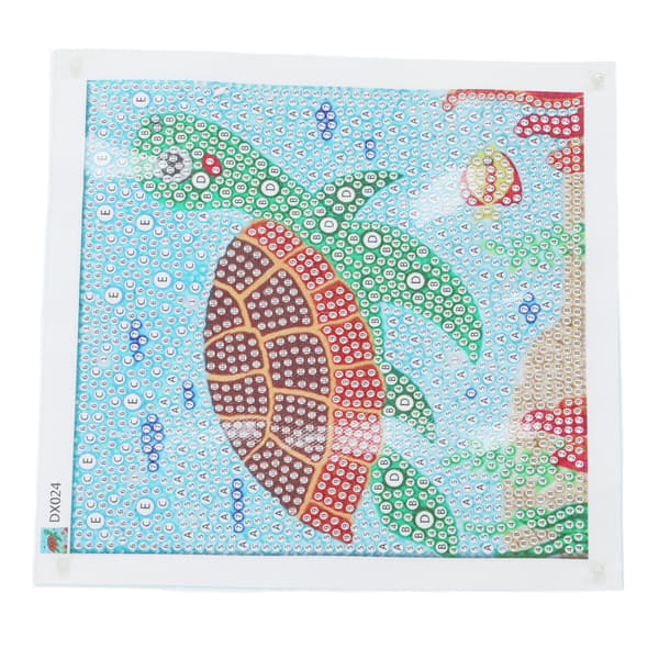 Diamond Painting Cartoon Sea Turtle Realistic Effect Super Flash Improves Hands-on Skills Elegant Pattern Room Decorations