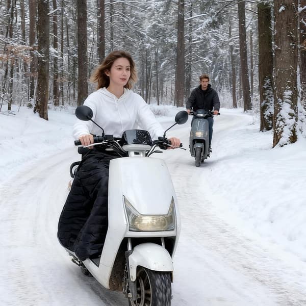 talvinen moottoripyörän jalkapeitto mukava tuulenpitävä ja vedenpitävä -