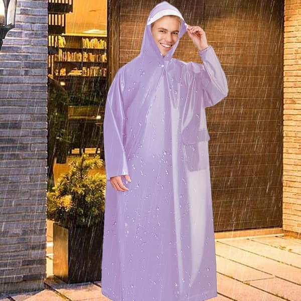 Regnrocksjacka, regnponcho - regnponcho, vattentät lila XXL Lila XXL