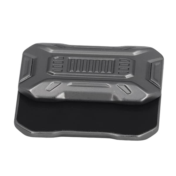 Push Card Slider Magnetisk Push Card Zinklegering Sprød Lyd Stresslindring Udsøgt Mønster Slider Legetøj Grå