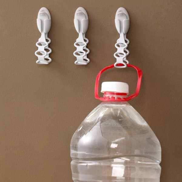 3-piece cable organizer, wall-mounted without perforation, silicone cable organizer for kitchen table, multifunctional cable