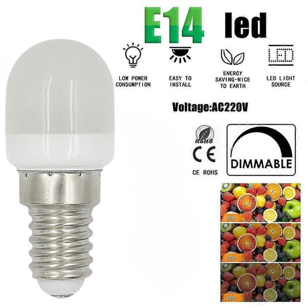 E14-lamput Mini-LED-jääkaappilamput LED-jääkaappilamput Ruuvilamput