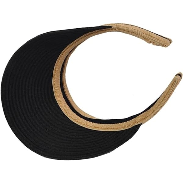 Golf Sun Hat Women Beach Sun Hat Straw Sun Hat (2-pack)