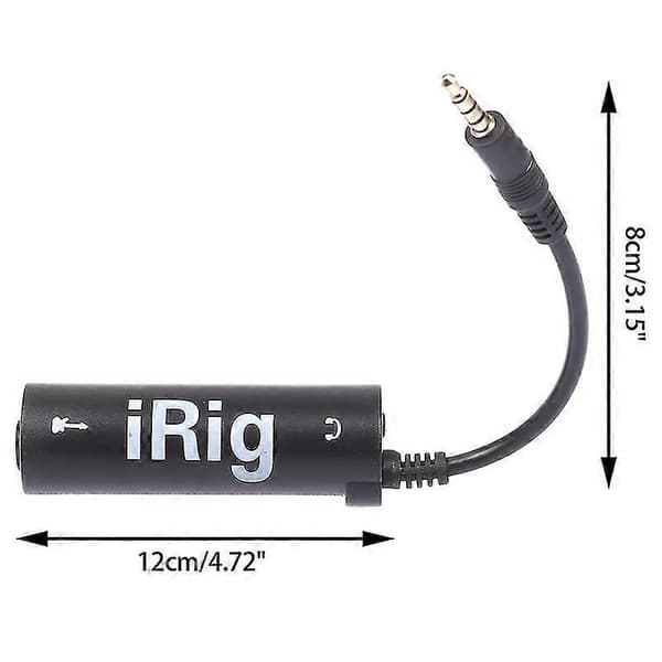 Til Irig Guitar Effekter Erstat Guitarer Med Telefon Guitar Interface Konverter Shytmv