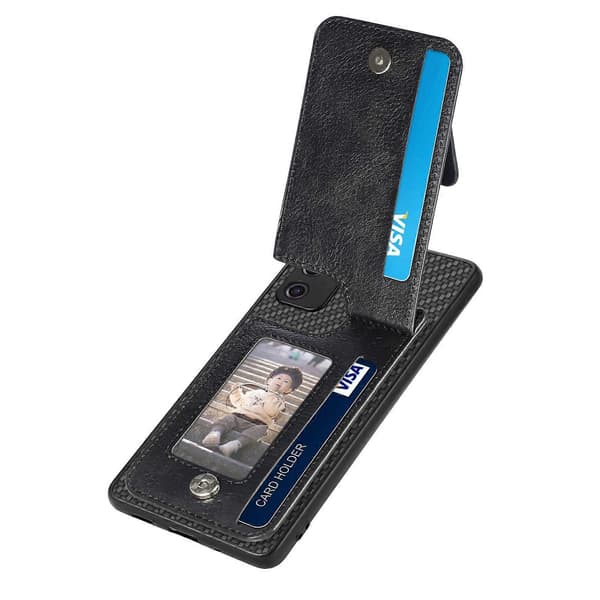 Til Samsung Galaxy S20 FE Kulfiber Vertikal Flip Pung Etui med Lynlås