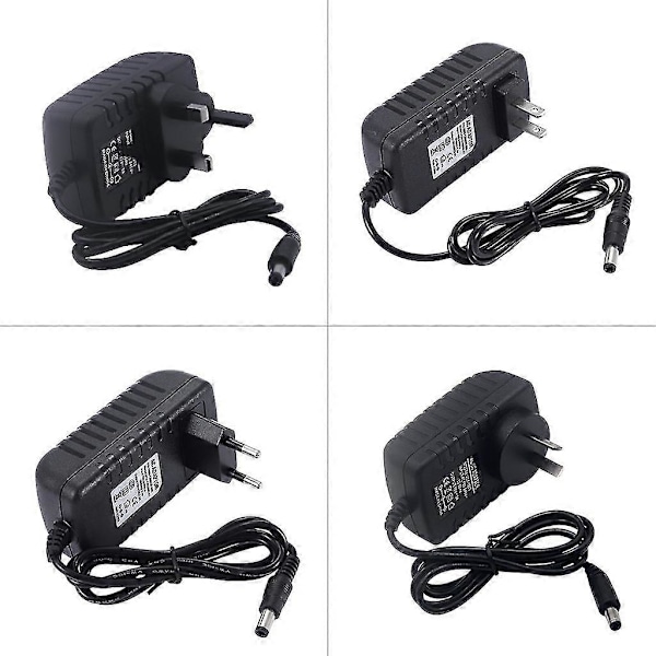 24V 1A 2A 3A 5A 6A 8A 10A AC/DC-adapter Strömadapter Laddare 5.5x2.1-2.5mm Hankontakt Adapter för LED-belysning [DB]