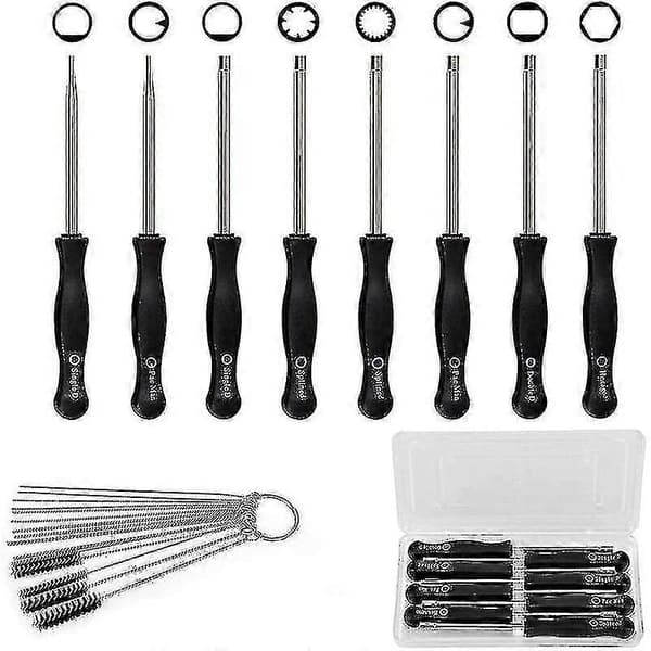 Carburetor Adjustment Screwdriver 8 pcs Engine Cleaning Repair Fits Most Engines With Carrying Case {DB}
