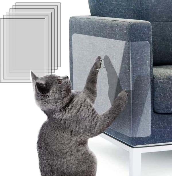 Anti-scratch sheets for cats and dogs - 6 pieces scratch protection stickers - 45 x 30 cm