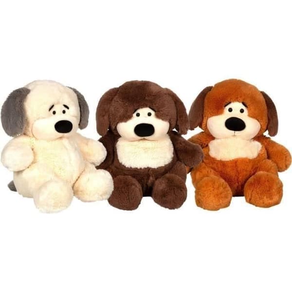 Pyöreä koiran pehmolelu - GIPSY TOYS - 35 cm Beige