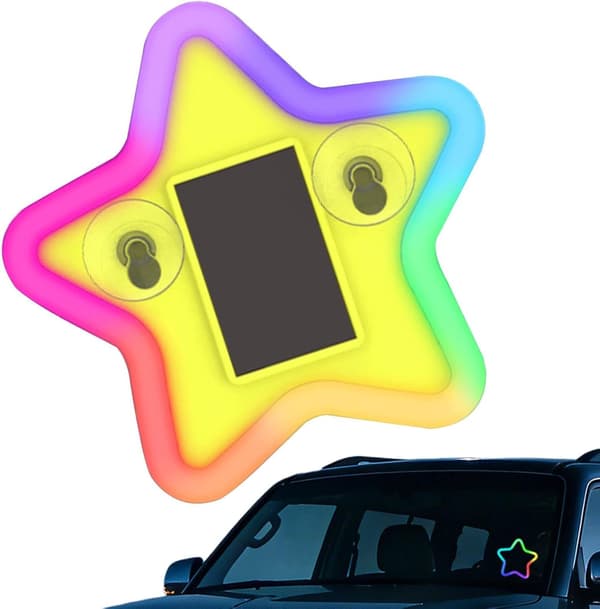 Wireless, Solar-Powered Decorative Lighting Controlled by Sensors - Car Night Lights (DB)