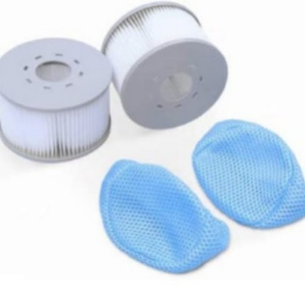 4-pack säkerhetsnät kompatibla med Mspa Spa-filter, nät C