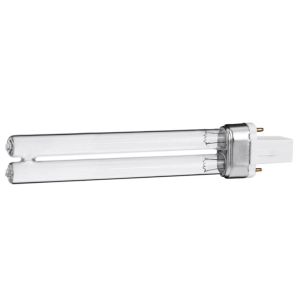 ®RisingFF 2 stk 9W G23 UV-lamper Renere Germicid Ultraviolet Udskiftningsbase Akvarium Sterilisator