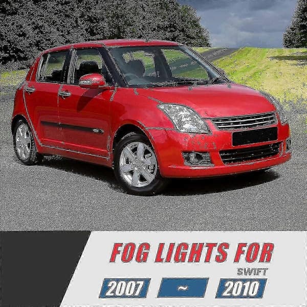 Bilens fremre tåkelysdeksler kompatible med Suzuki Swift 2007-2010