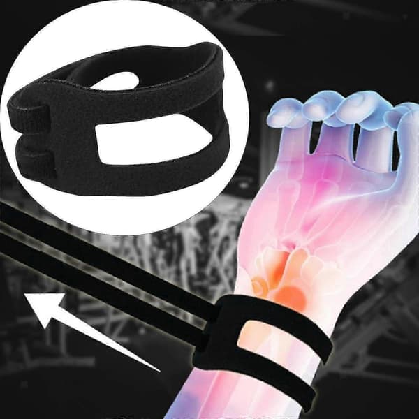 1/2 stk Tfcc Håndledsstøtte Ulnar Side Håndledssmerter Justerbart Bånd Til Fitness Sport