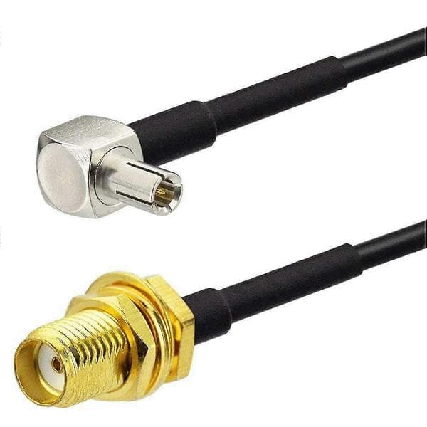 15 cm SMA hun til TS9 han adapterkabel, sæt med 2 til eksterne antenneroutere E5372 E5577 og E TY sort svart