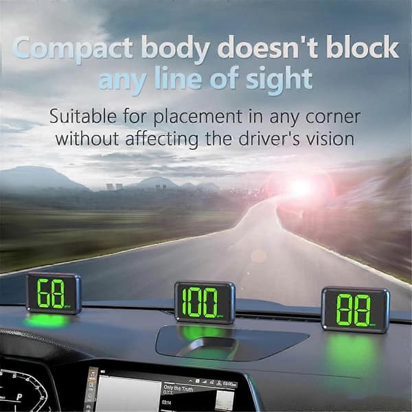 GPS Speedometer for Car Universal MPH Speedometer USB Connect Digital Speed Display Heads Up for Al