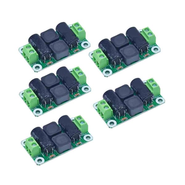 5 kpl DC-tehosuodatinlevy luokan D autoteollisuuteen (0-25V, 4A) -