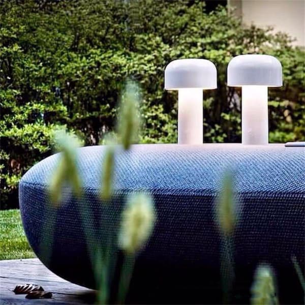 LED-bordlampe Svampelampe Trådløs bordlampe