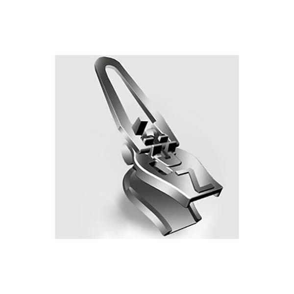 Clip-On Zipper Puller, Zipper Pull, Zlideon Zipper Puller, Metallic Zipper Repair Kit for Clothes, Bags, Jackets, Tents, Luggage
