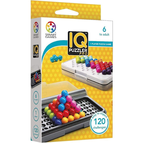 Smart Games - IQ Puzzler Pro, pulmapeli 120 haasteella, 3 pelitilaa, 8+ vuotta A