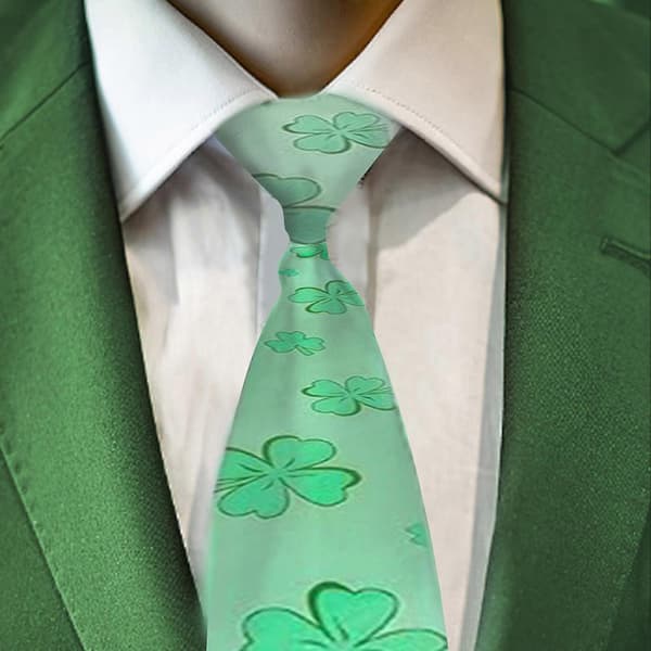 Elegant herreslips til bryllup, forretning, silkeslips, polyester, fashionable slips til fester og begivenheder Stil 4 Style 4