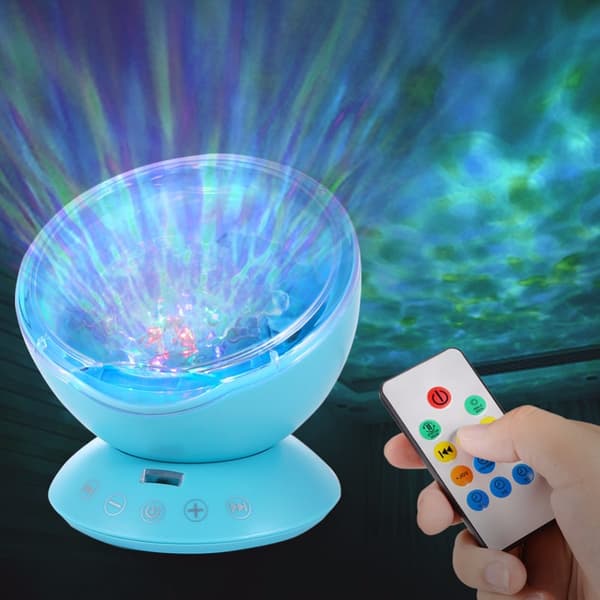 Atmosfærisk Projektorlampe Vit white
