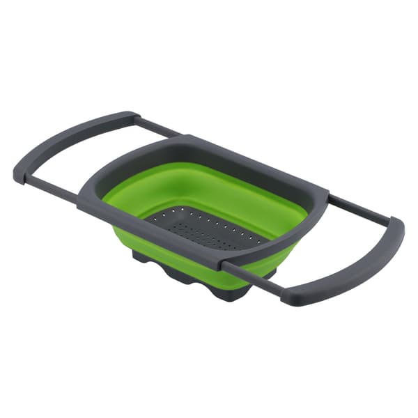 Retractable Folding Colander Basket for Washing Fruits and Vegetables in the Kitchen