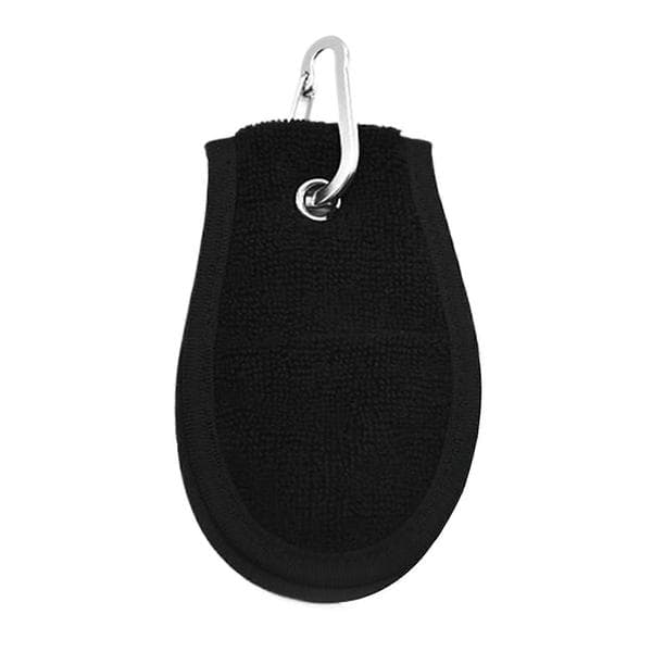 Golfhåndklæde med klips til mænd, mikrofiber golfbaghåndklæde, dyb snavsfjernelse og dobbelt slørbeskyttelse
