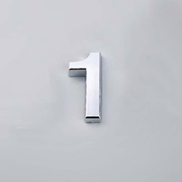 5CM 0-9 Nummerplatta Siffror Dekal Dörr Adress Hotell Hus Modern Nummer Matches the image Bronze/2 Bronze/2 Matches the image