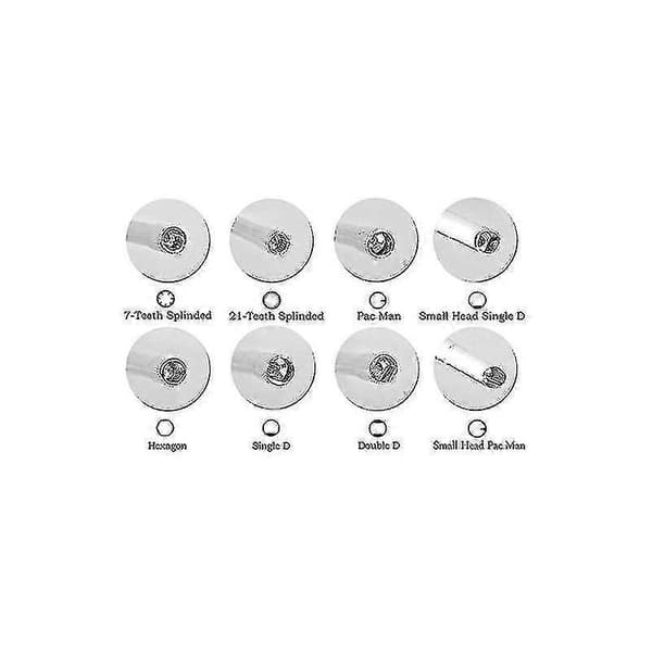 Carburetor Adjustment Screwdriver 8 pcs Engine Cleaning Repair Fits Most Engines With Carrying Case {DB}