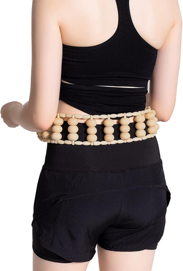Massagerulle, rygskraber, træ anti-cellulite massager, beroliger og afslapper musklerne, forbedrer lymfecirkulationen