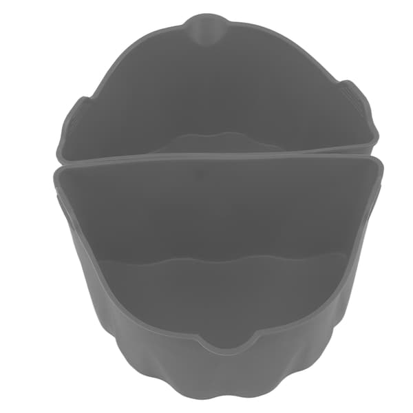 2 stk. Slow Cooker Liner 6-7QT Silikon Grytedeler Slow Cooker Matlagingsliner for Hjem Restaurant Grå