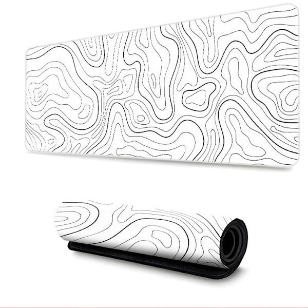 Large mouse pad desk pad Black M Sort M Sort M