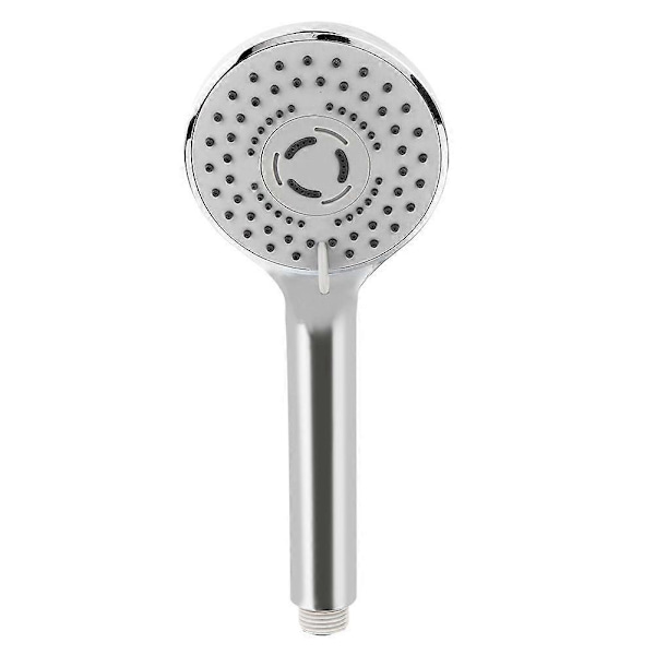 G1/2\" Adjustable Five-Function Shower Head Silver Shower Nozzle for Home Bathroom