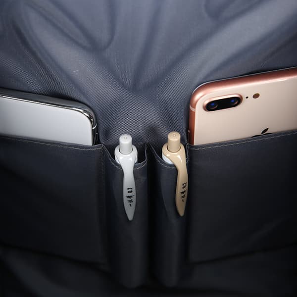 Laptopryggsäck med USB-laddningsportar RW1322 grå