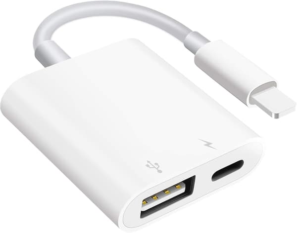 USB-adapter til kamera, kompatibel med mobiltelefon/tablet USB-hun OTG,