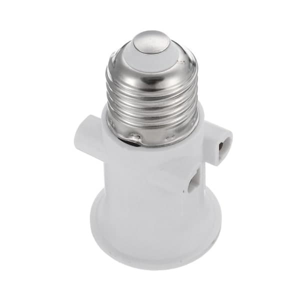 2 kpl AC100-240V 4A E27 lampunpään muunnosliitin, lampun sovitin