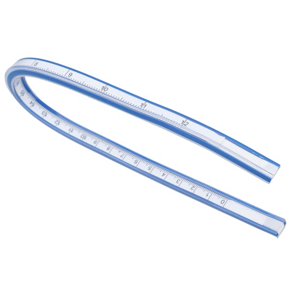 Flexible Curve Ruler Plastic Metric Scale Soft Measuring Tool for Drawing and Sewing 30cm Flexible Curve Ruler