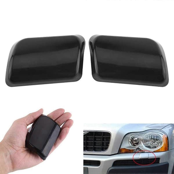 Left Side for XC90 2002-2006 Front Bumper Headlight Lamp Washer Nozzle Cover Cap 30698208