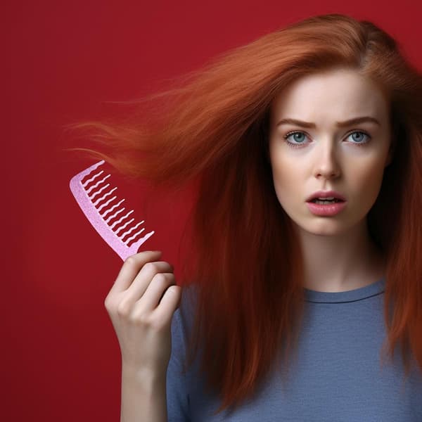 Udredningskam til kvinder med brede tænder, plastikkam til krøller til styling og forstærkning af krøller, krøllet hår, hjemmesalon -