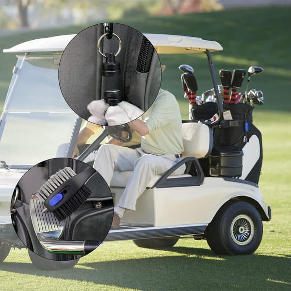 Golfmailanpuhdistaja, Golfharja, Harja golfmailojen urien puhdistamiseen
