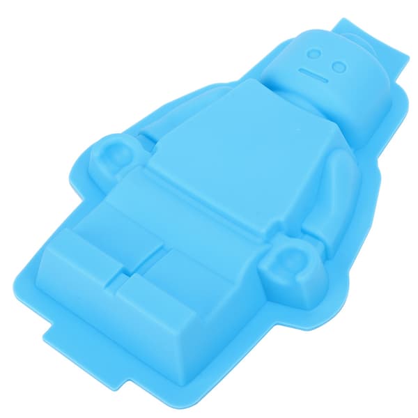Robot Shaped Silicone Mold Ice Cube Tray Chocolate Fondant Cake Mold DIY Tool